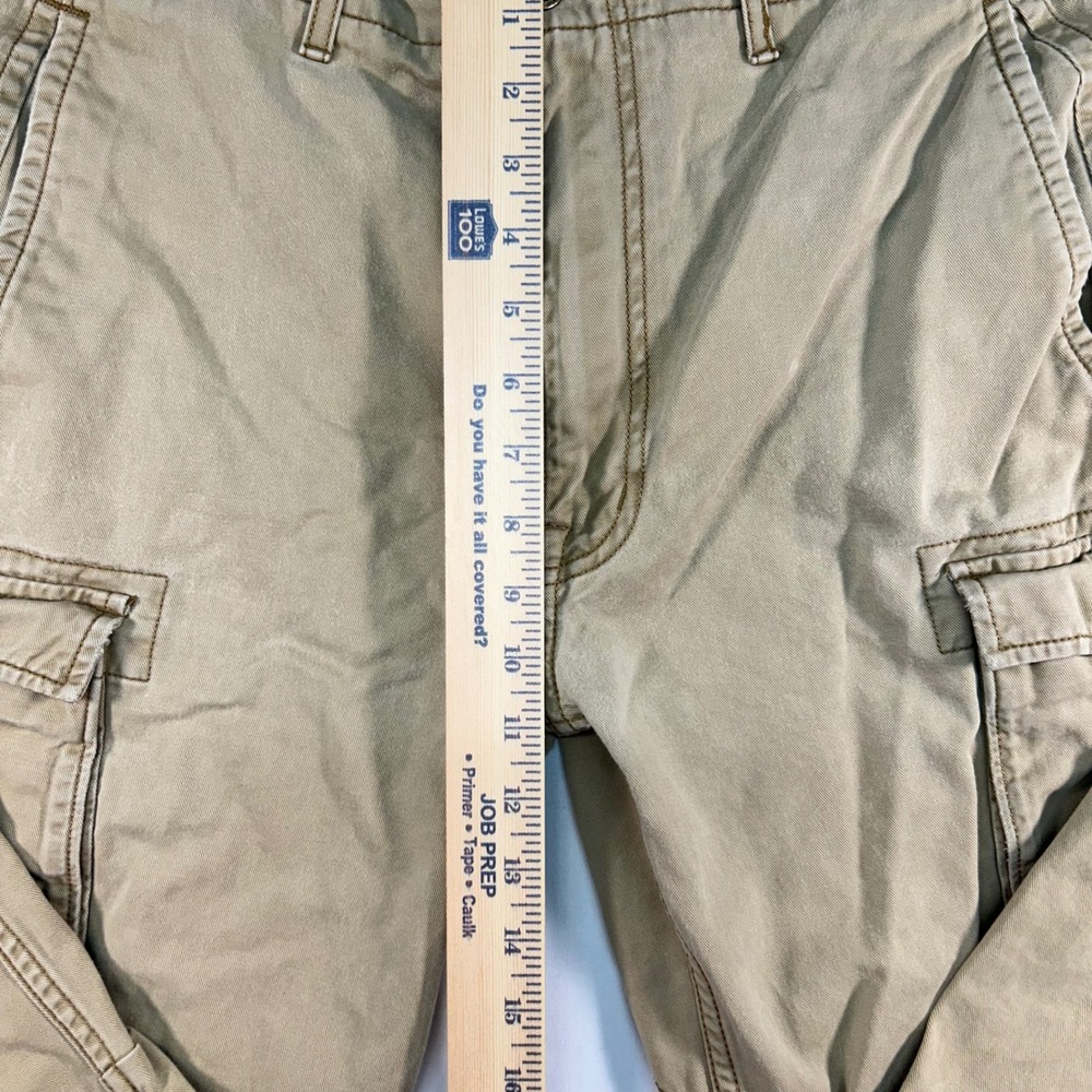Levis Mens Cargo Pants Khaki Tan Straight Leg Utility 34x32 PC9-12462-0010 - Picture 4 of 8